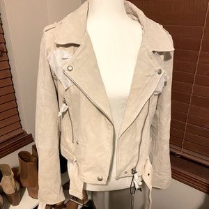 BLANK NYC MOTO SUEDE JACKET